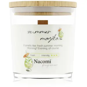 Nacomi Soy Candle Home Fragrances bougie parfumée avec mèche en bois 1... pas cher
