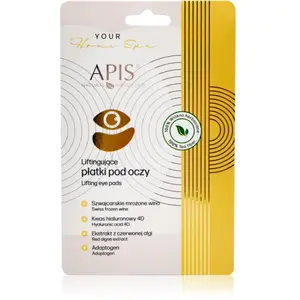 Apis Natural Cosmetics Home Spa masque yeux effet lifting 1 paire pas cher