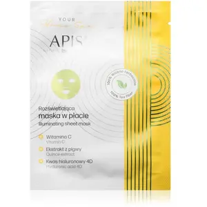 Apis Natural Cosmetics Home Spa masque illuminateur visage 20 g pas cher