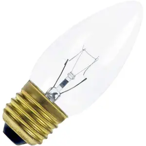Merkloos / Sans marque Ampoule à Incandescence Flamme | E27 | 25W ClairVendu parampoulepascher
