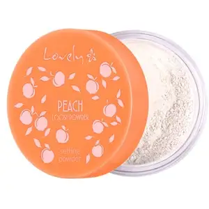Lovely Peach Setting Powder poudre fixatrice matifiante pas cher