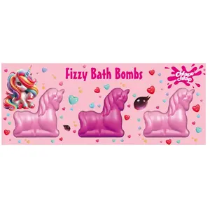 Chlapu Chlap Unicorn boules de bain effervescentes pour enfant 3x70 g pas cher