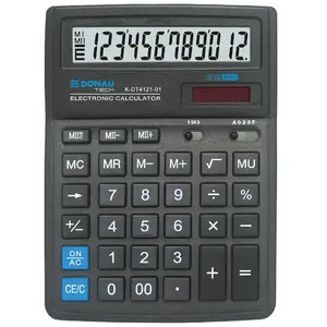 Donau Tech Calculatrice - Noir