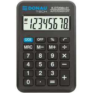 Calculatrice de Poche DONAU Tech/K-DT2084-01 Fonction Racine à 8 Chiff...