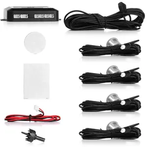 Comparateur de prix : M-Tech cp7s Aide au stationnement 4 capteurs avec Haut-Parleur Argent