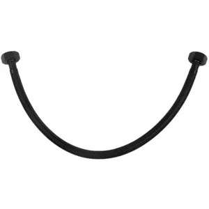 TYCNER 60cm G1-2 x G1-2 Noir Nylon Tressé Tuyau Flexible Robinet AffleurerVendu paramazon