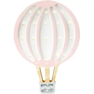 LITTLE LIGHTS Lampe Veilleuse Montgolfière Rose Poudré pas cher