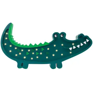 Comparateur de prix : LITTLE LIGHTS Lampe Veilleuse Crocodile Vert