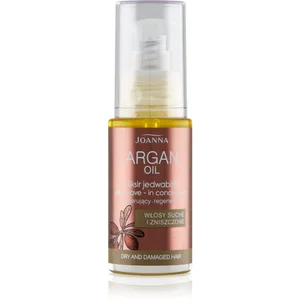 Comparateur de prix : Joanna Argan Oil après-shampoing régénérant sans rinçage pour cheveux secs et abîmés 30 ml