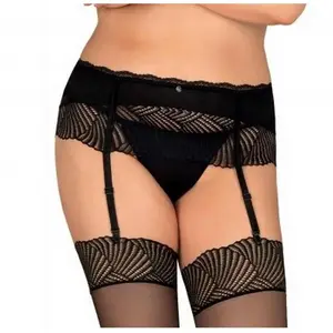 Porte-jarretelles - Noir Obsessive pas cher