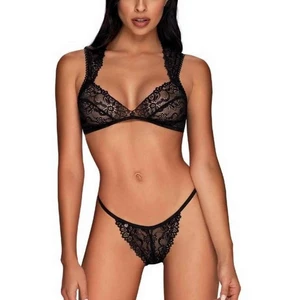 Obsessive Ensemble 2 pièces Elisetta Noir L/XL pas cher