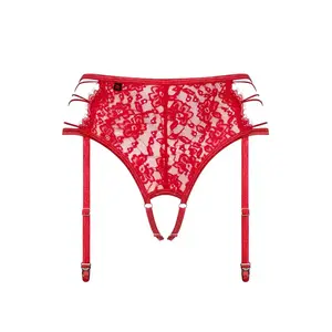 Comparateur de prix : Porte Jarretelles Rediosa Rouge Obsessive Jarretelles Et Jarretières