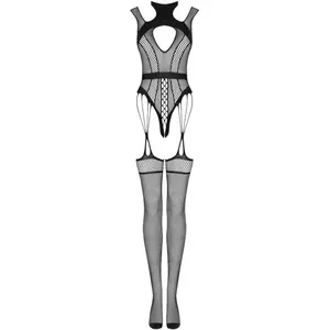 Obsessive Combinaison porte-jarretelles G327 noir pas cher