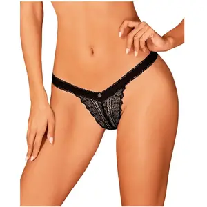 Obsessive Estiqua String - Noir pas cher