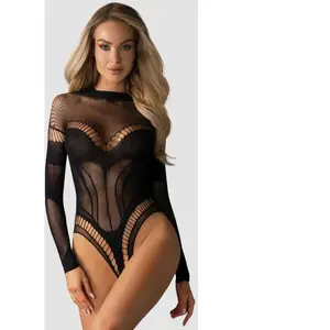 Obsessive Body ouvert B135 noir