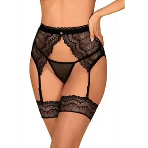 Porte-jarretelles - Noir Obsessive pas cher