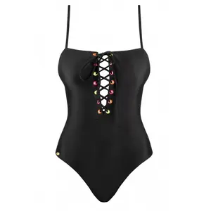 Obsessive Monokini Beverelle Noir L pas cher