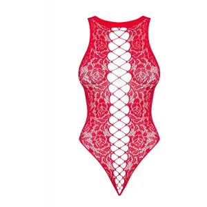 Comparateur de prix : Obsessive Body ouvert à l'entrejambe - Rouge
