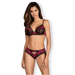 Comparateur de prix : Ensemble Tulia 2 Pièces Noir Rose Obsessive Ensembles