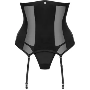 Obsessive - Corset Ouvert Chic Amoria et String - NoirVendu parespaceplaisir