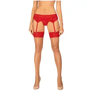 Obsessive - Bas Ingridia - Rouge pas cher