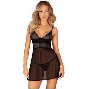 Comparateur de prix : Obsessive Babydoll et string noire