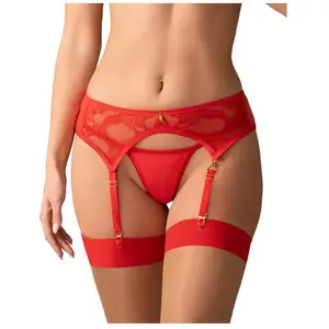 Obsessive Aliosa porte-jarretelles Rouge pas cher