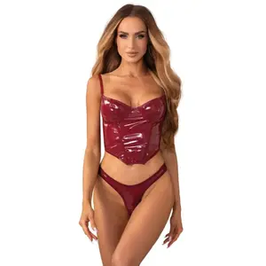 Comparateur de prix : Obsessive - Redya Corset et String - Rouge