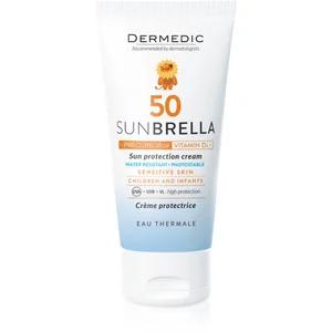 Dermedic Sunbrella Baby crème protectrice visage SPF 50 50 g pas cher
