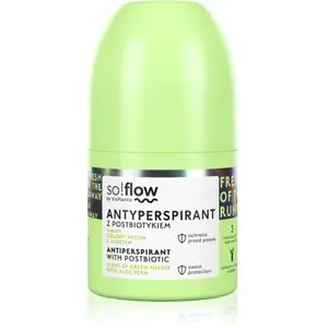 so!flow Antiperspirant With Postbiotic anti-transpirant roll-on 50 ml pas cher