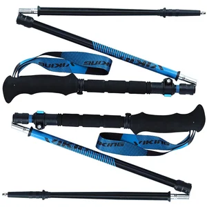 Viking Meru One Touch Black/Blue 39 - 130 cm Bâtons de trekking pas cher