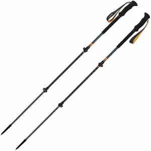 Comparateur de prix : Viking Kangri Grey/Orange 65 - 135 cm Bâtons de trekking