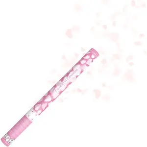 RueDeLaFete le canon géant confetti coeur Couleur - blanc pas cher