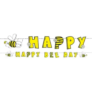 Guirlande Happy Bee Day Abeille pas cher