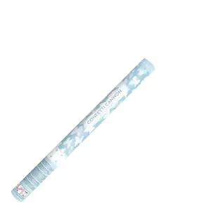 PartyDeco Canons à confettis 60 CM Papillons blancs pas cher