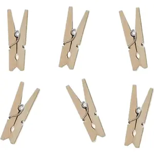 Lot de 20 épingles en bois pas cher