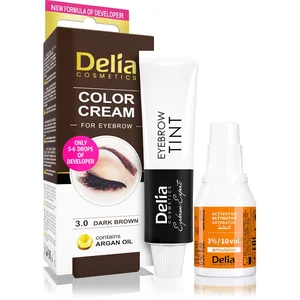 Comparateur de prix : Delia Crème colorante pour les sourcils Chatain 30 ml