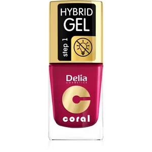 Delia Cosmetics Vernis à ongles gel hybride corail couleur 06 11 ml pas cher