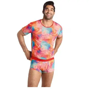 Comparateur de prix : T-shirt Falcon Sexy en Lycra Imprimé Banane pour Hommes - S