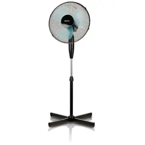 MPM MWP-17/C Ventilateur sur pied, 40 W, plastique, sans BPA, noir