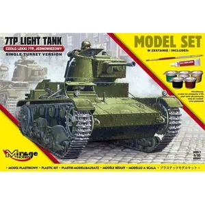 Comparateur de prix : 7tp Light Tank single Turret(model Set - 1:35e - Mirage Hobby
