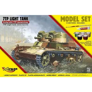 Comparateur de prix : 7tp Light Tank twin Turret(model Set) - 1:35e - Mirage Hobby