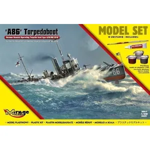 Comparateur de prix : A86 German Torpedoboot (model Set) - 1:350e - Mirage Hobby