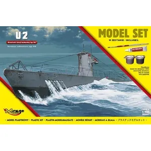 Comparateur de prix : U2(german Submarine Wwii Typeiia(modelse - 1:400e - Mirage Hobby
