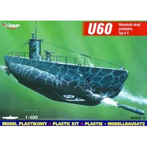Comparateur de prix : Deutsches U-boot U 60 Typ Ii C - 1:400e - Mirage Hobby
