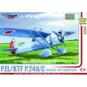 Pzl/tfk P.24 C Türkische Luftwaffe Mit Resin- Und Fotoätzteilen- 1:48e... pas cher