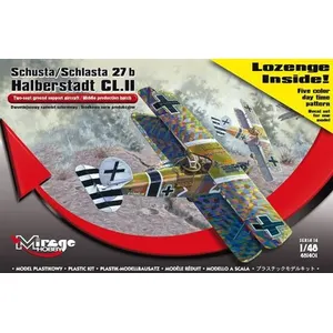 Schusta/schlasta 27b Halberstadt + Color - 1:48e - Mirage Hobby