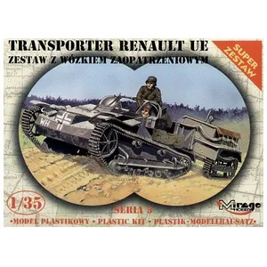 Comparateur de prix : Renault Ue + Universal Transportanhänger - 1:35e - Mirage Hobby