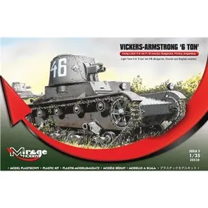 Comparateur de prix : Vickers Armstrong 6ton Mk F/b Light Tank - 1:35e - Mirage Hobby
