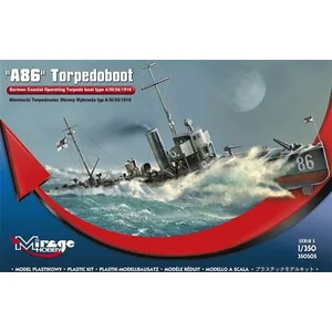 A 86 German Torpedoboat A/iii Class - 1:350e - Mirage Hobby pas cher